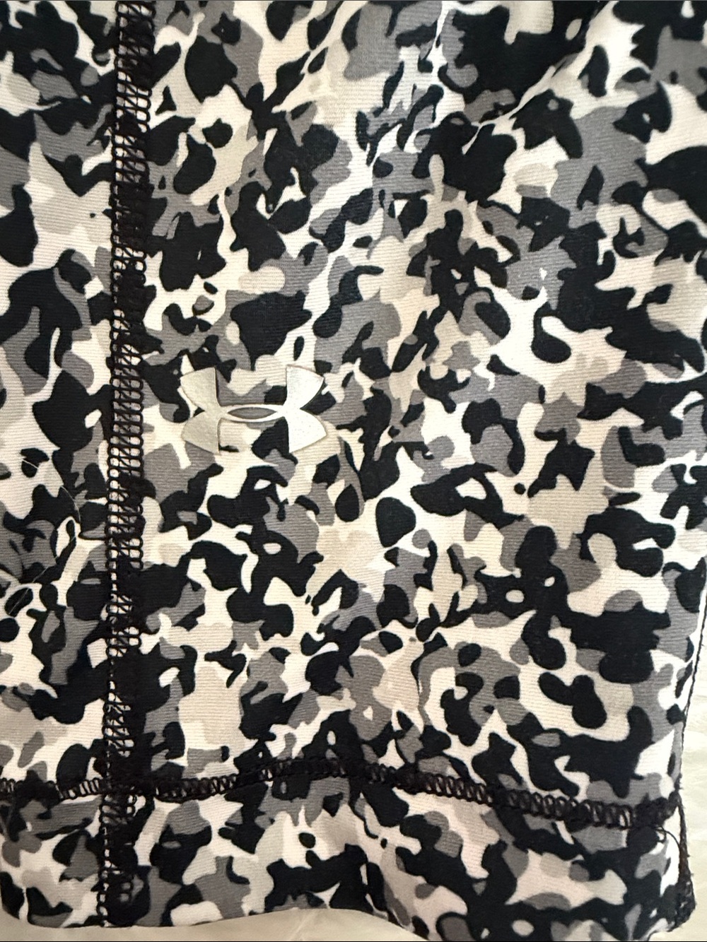 Under Armour Women’s Black & Gray Printed Capri Leggings Size Small - Picture 8 of 8